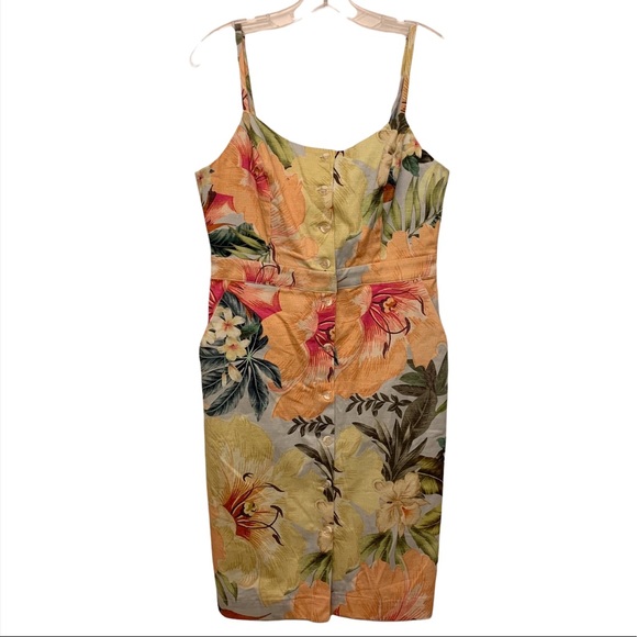 FARM RIO BY ANTHRO MULTI-FLORAL SHIFT DRESS - Picture 2 of 3